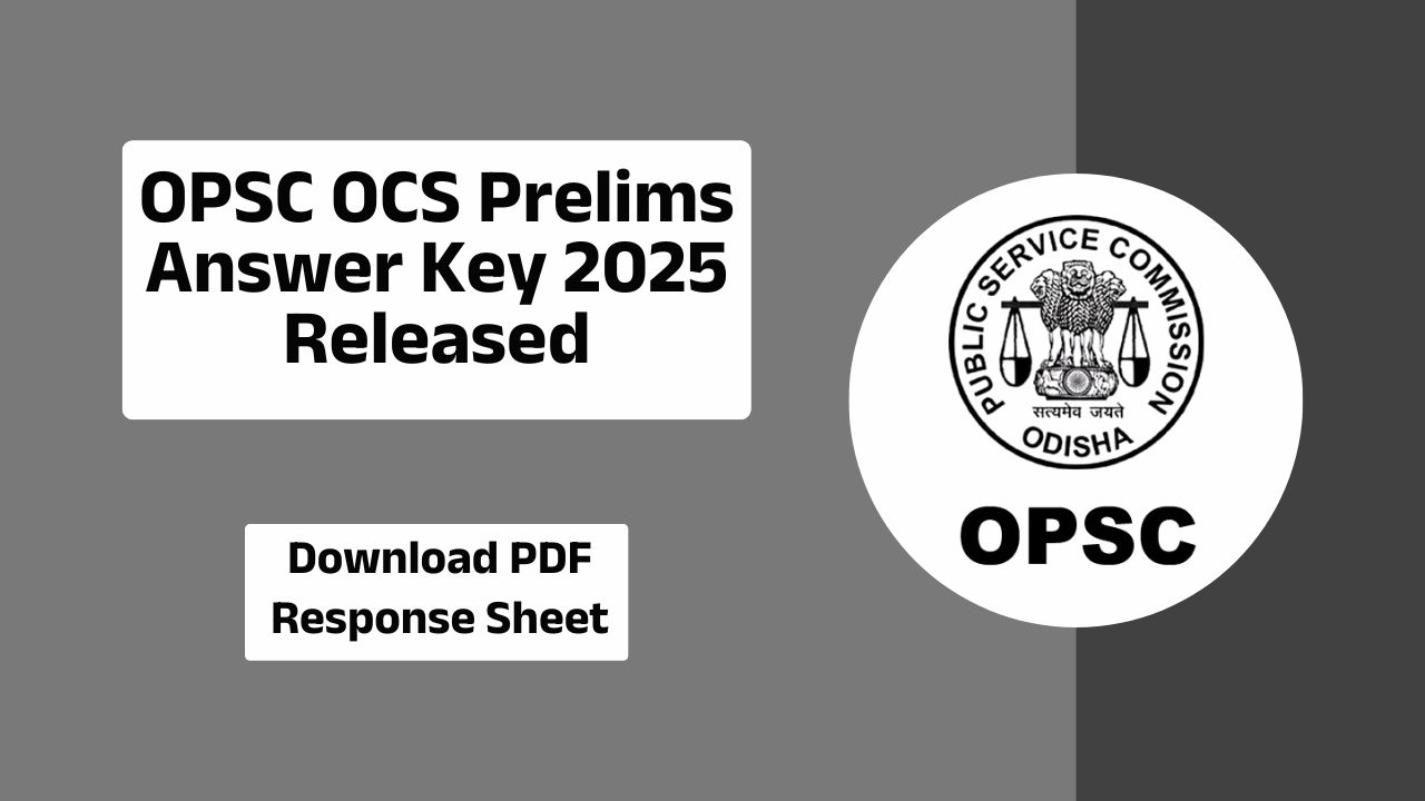 OPSC OCS Prelims